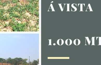 Imagem: O terreno possui 1.000m² de Área e está localizado em Ponte