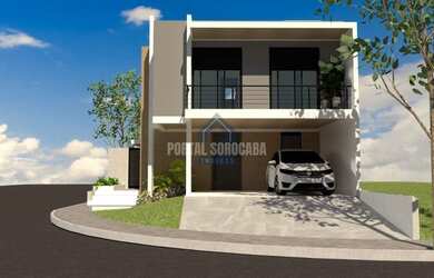 Imagem: A casa em condomínio possui 3 Dormitórios, 3 Banheiros, 3