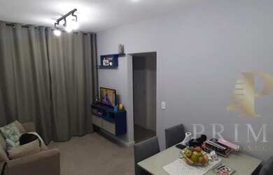 Imagem: O apartamento possui 2 Dormitórios, 1 Banheiro, 1 Vaga na garagem