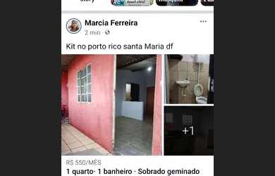 Imagem: A kitnet possui 1 Dormitório, 1 Banheiro e está localizado