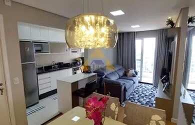 Imagem: O apartamento possui 2 Dormitórios, 1 Banheiro, 1 Vaga na garagem