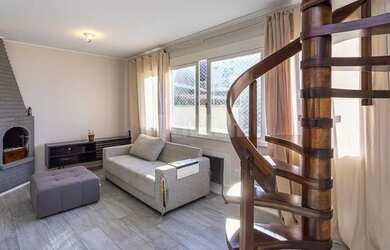 Imagem: O apartamento na cobertura possui 2 Dormitórios, 3 Banheiros