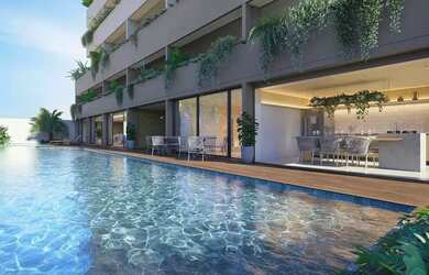 Imagem: O apartamento possui 2 Dormitórios, 1 Banheiro, 1 Vaga na garagem