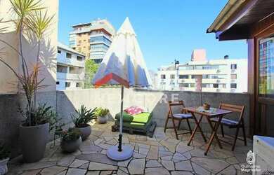 Imagem: O apartamento na cobertura possui 3 Dormitórios, 4 Banheiros