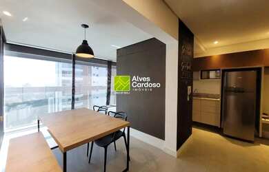 Imagem: O studio possui 1 Dormitório, 1 Banheiro, 2 Vagas na garagem