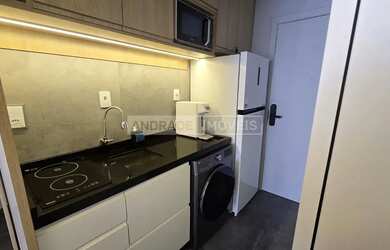 Imagem: O apartamento possui 1 Dormitório, 1 Banheiro, 30m² de Área