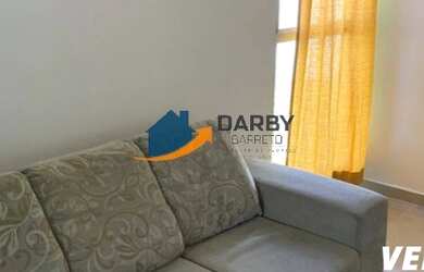 Imagem: O apartamento possui 2 Dormitórios, 1 Banheiro, 1 Vaga na garagem