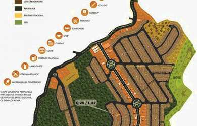 Imagem: O terreno possui 175m² de Área, Imóvel novo e está localizado