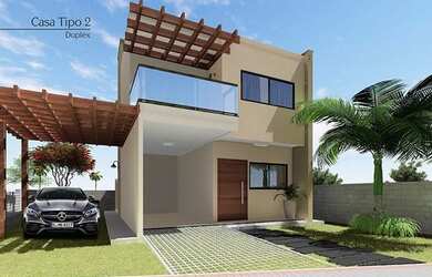 Imagem: A casa em condomínio possui 3 Dormitórios, 2 Banheiros, 2