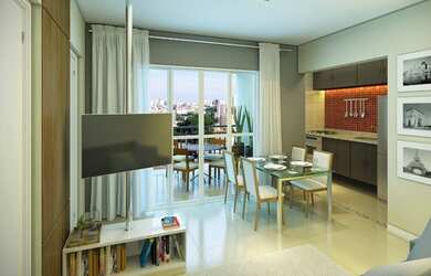 Imagem 2: Residencial Garden. Churrasqueira, Varanda, 38m² de Áreae1 Vaga na garagem