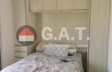 Imagem: O apartamento possui 2 Dormitórios, 1 Banheiro, 1 Vaga na garagem