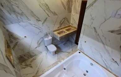 Imagem 14: Belíssimo Imóvel Novo de Alto Acabamento, Varanda Gourmet Completa e Mármor