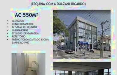 Imagem: O depósito possui 5 Vagas na garagem, 550m² de Área e está