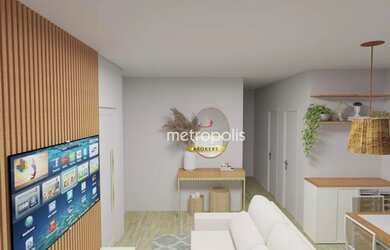 Imagem 2: Apartamento à venda, 80 m² por R$ 421.000,00 - Jardim Cambuí - Santo...