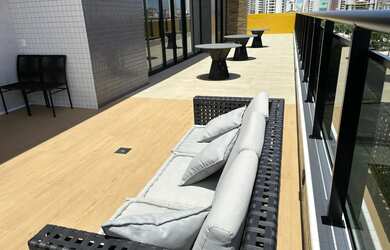 Imagem 15: Ed Duo Milenio. Piscina, Imóvel mobiliado, Varandae42m² de Área