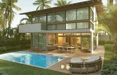 Imagem: A casa em condomínio possui 5 Dormitórios, 1 Banheiro, 4 Vagas