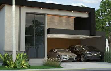 Imagem: A casa em condomínio possui 3 Dormitórios, 2 Banheiros, 2