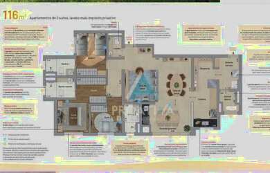 Imagem 5: Apartamento com 3 dormitórios à venda, 116 m² por R$ 1.798.000,00 -...