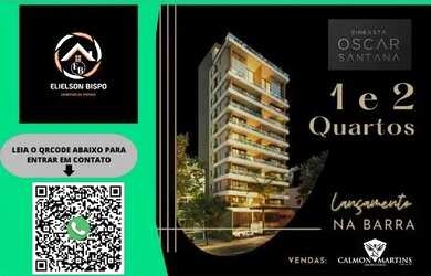 Imagem: O apartamento possui 1 Dormitório, 1 Banheiro, 1 Vaga na garagem