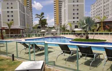 Imagem: O apartamento possui 2 Dormitórios, 1 Banheiro, 1 Vaga na garagem