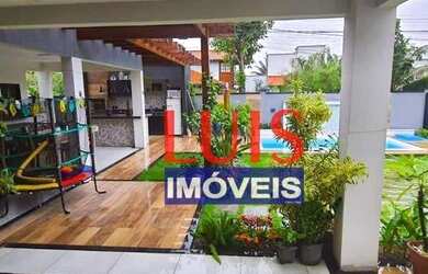 Imagem: A casa em condomínio possui 4 Dormitórios, 4 Banheiros, 4