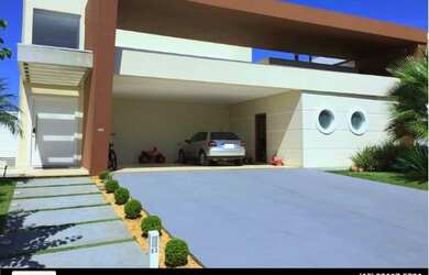 Imagem: A casa em condomínio possui 5 Dormitórios, 5 Banheiros, 5