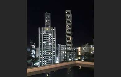 Imagem: O apartamento na cobertura possui 4 Dormitórios, 5 Banheiros