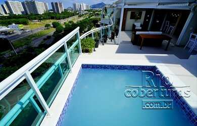Imagem 1: Cobertura à venda na Barra da Tijuca. Condomínio Blue. RJ