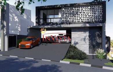 Imagem: A casa em condomínio possui 4 Dormitórios, 4 Banheiros, 3