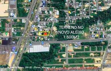 Imagem: O terreno possui 1.600m² de Área, Imóvel novo e está localizado