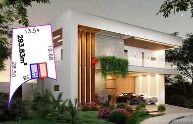 Imagem 1: Condomínio Residencial Passaredo, Casa Duplex com 4 Suítes, 4 Vagas, Piscina e Espaço Gour