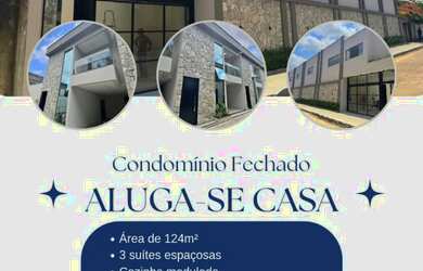 Imagem: A casa em condomínio possui 3 Dormitórios, 4 Banheiros, 1