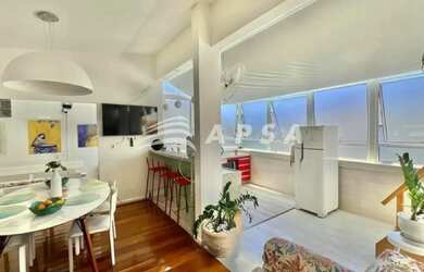 Imagem: O apartamento na cobertura possui 2 Dormitórios, 2 Banheiros