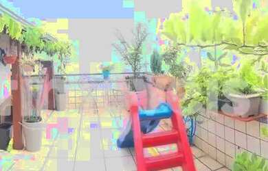 Imagem: O apartamento na cobertura possui 4 Dormitórios, 3 Banheiros