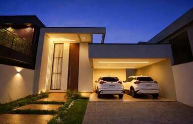 Imagem: A casa possui 4 Dormitórios, 4 Banheiros, 4 Vagas na garagem