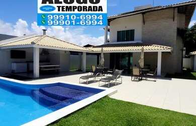 Imagem: A casa em condomínio possui 4 Dormitórios, 5 Banheiros, 4