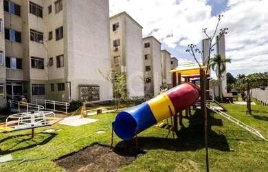 Imagem: O apartamento possui 2 Dormitórios, 1 Banheiro, 1 Vaga na garagem