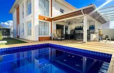 Imagem: A casa em condomínio possui 3 Dormitórios, 5 Banheiros, 4