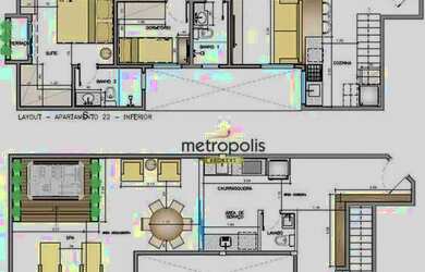 Imagem 7: Apartamento Garden à venda, 57 m² por R$ 461.000,00 - Jardim Pilar -...