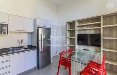 Imagem: O apartamento possui 1 Dormitório, 1 Banheiro, 35m² de Área