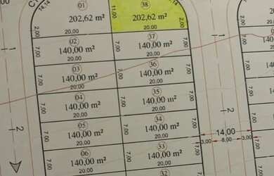Imagem: O terreno possui 202m² de Área e está localizado em Jardim