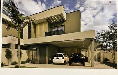 Imagem: A casa possui 4 Dormitórios, 3 Banheiros, 3 Vagas na garagem