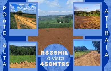 Imagem: O terreno possui 450m² de Área e está localizado em Ponte