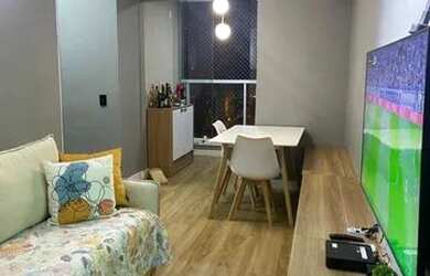 Imagem: O apartamento possui 2 Dormitórios, 1 Banheiro, 1 Vaga na garagem