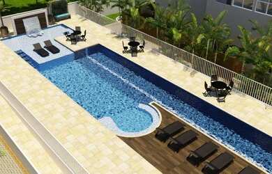 Imagem: O apartamento possui 3 Dormitórios, 2 Banheiros, 2 Vagas na