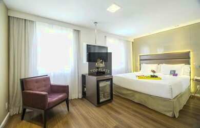 Imagem: O studio possui 1 Dormitório, 1 Banheiro, 1 Vaga na garagem