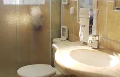 Imagem: O quarto e está localizado em Ocian, Praia Grande para alugar