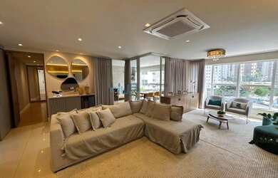 Imagem: O apartamento possui 3 Dormitórios, 5 Banheiros, 183m² de