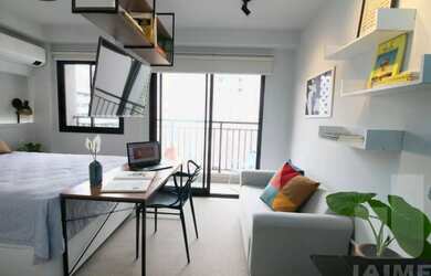 Imagem: O apartamento possui 1 Dormitório, 1 Banheiro, 29m² de Área