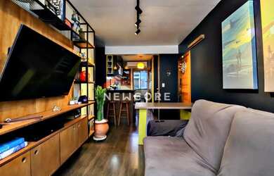 Imagem: O apartamento possui 3 Dormitórios, 1 Banheiro, 1 Vaga na garagem